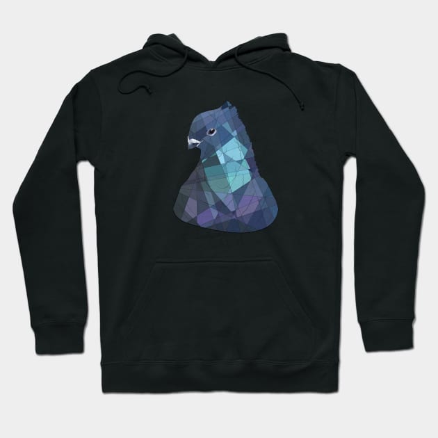 Pigeon Hoodie by Blacklightco